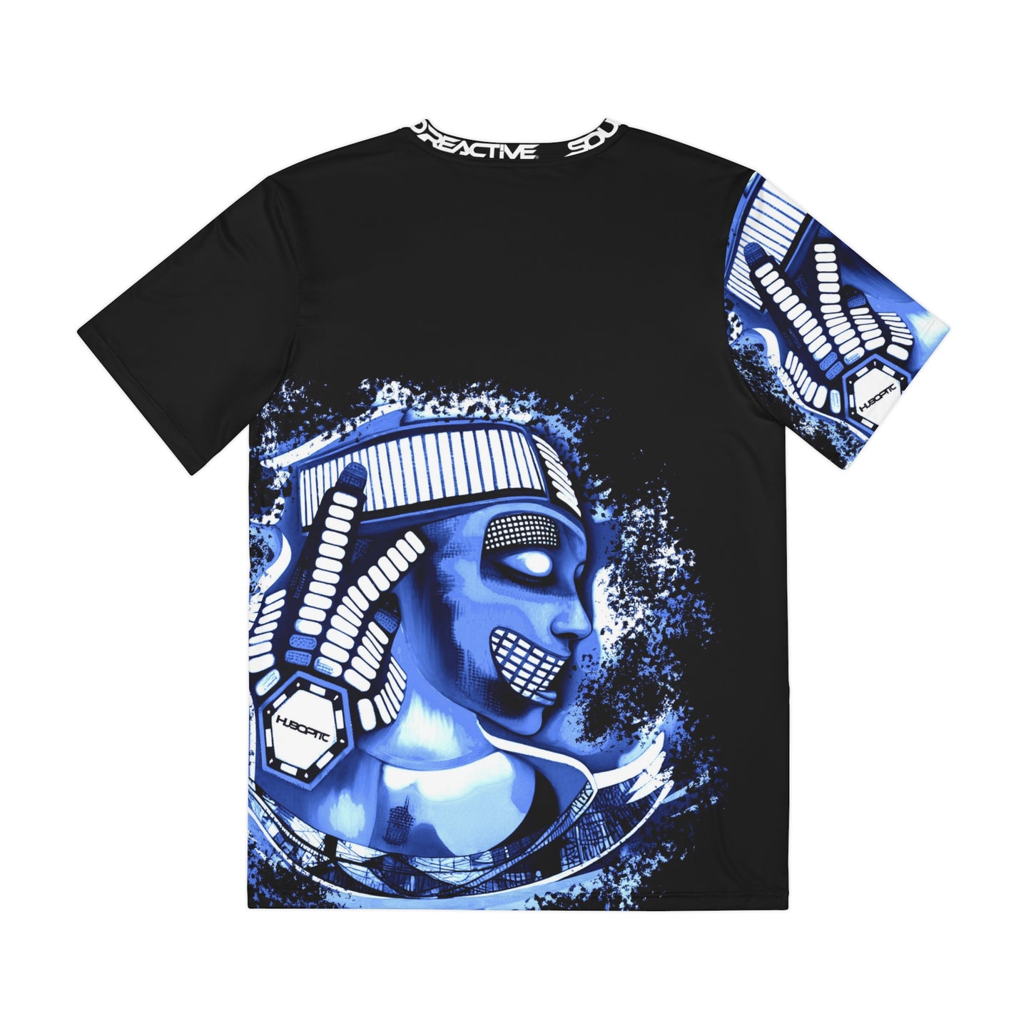 HUBOPTIC® Original Blue Black SR Streetwear T-shirt Graphic Tees V25