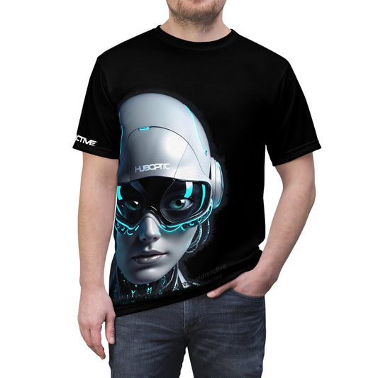 HUBOPTIC® Cyborg Sound Reactive Streetwear T-shirt Graphic Tees V2410