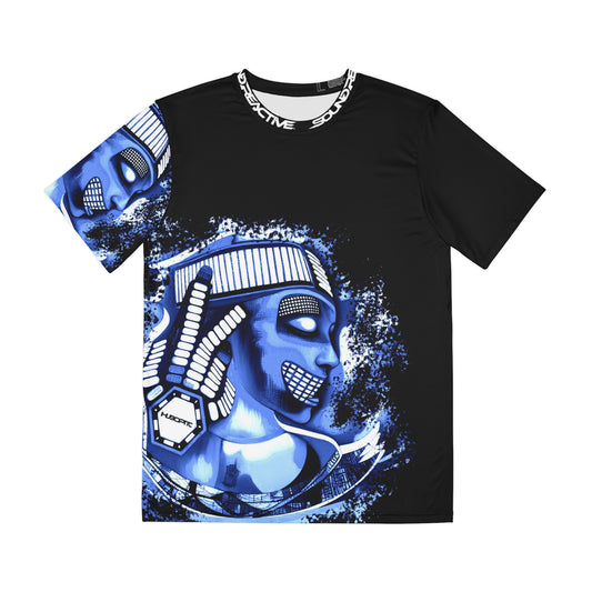 HUBOPTIC® Original Blue Black SR Streetwear T-shirt Graphic Tees V25