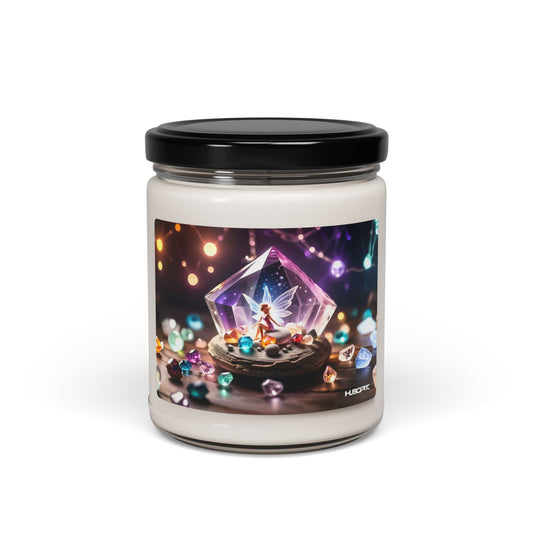 HUBOPTIC® Fairy V27 Scented Soy Candle - 9oz glass jars wax blend Holiday Gift Home Scents