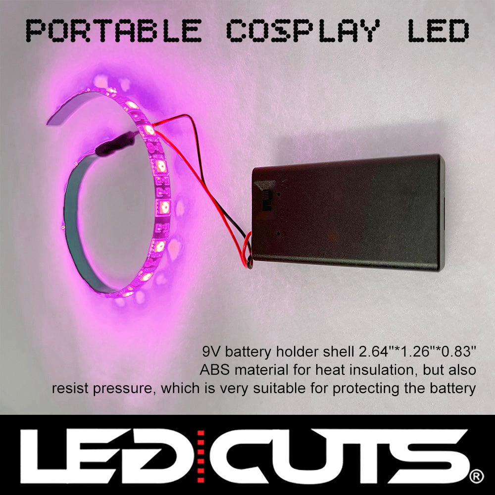 12 inch LED Strips Cosplayer lights portable string light for cosplay party costume HUBOPTIC® Portable DIY lights