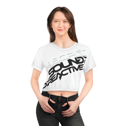 HUBOPTIC Original Sound Reactive Logo SR23 Crop Top