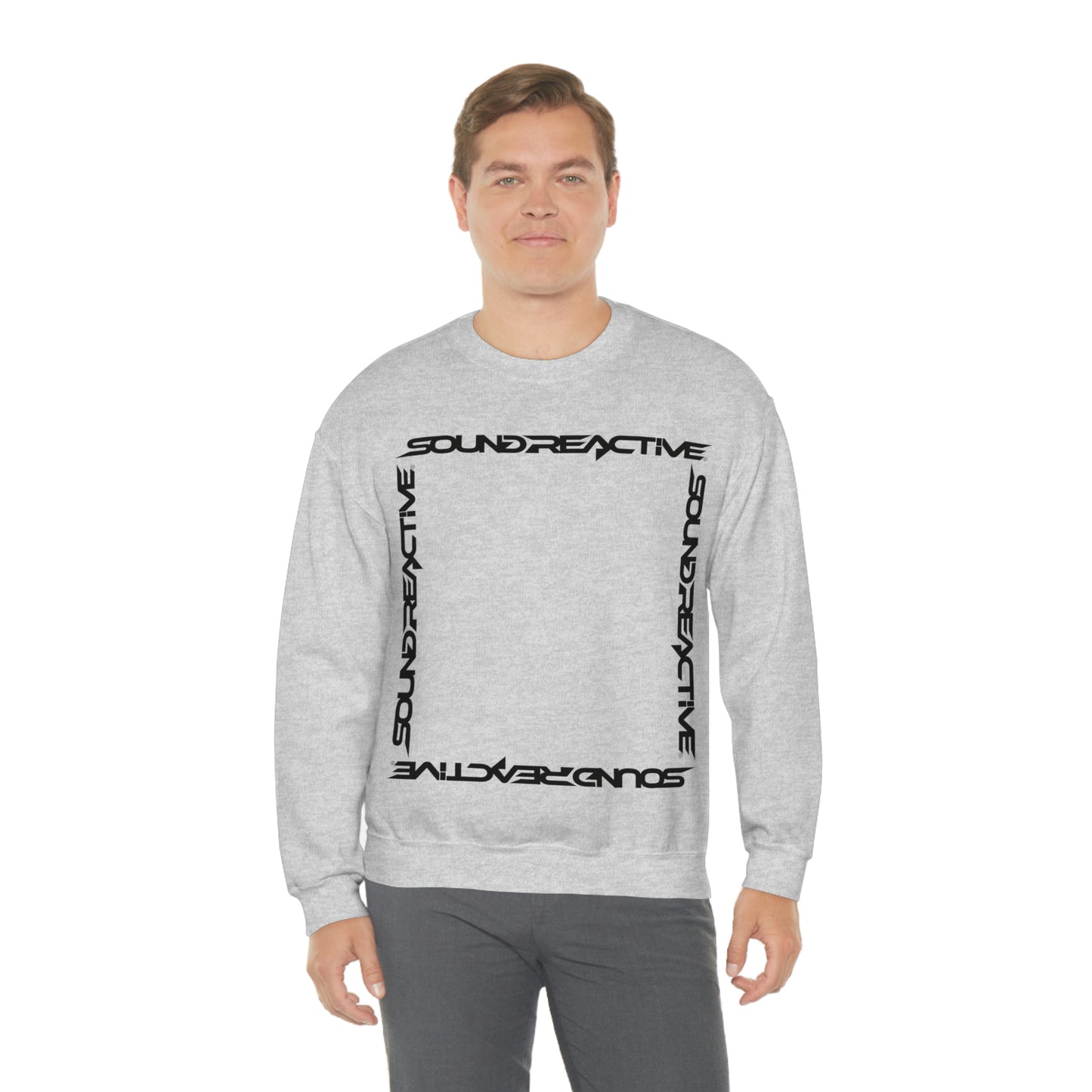 Sound Reactive Frame HUBOPTIC DJ Unisex Heavy Blend Crewneck Sweatshirt