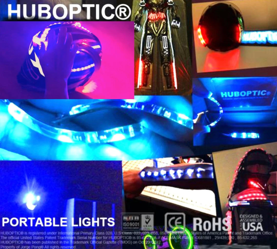 Yellow Amber lights Cosplay LED Strips Qty: 12 (2" LED plus 30" Wire Length Individually) HUBOPTIC® Portable DIY lights ledcuts130001