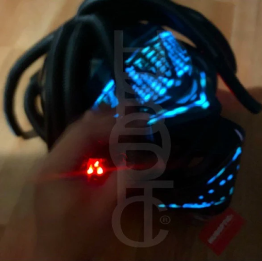 Predator Robot Alien Helmet HUBOPTIC® LED Helmet Sound Reactive illuminated Helmet ledhelmet12001