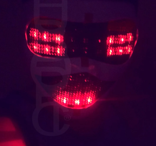 Cyborg Flasheyes Robot Mask HUBOPTIC® DJ mask Sound Reactive Light Up Mask ledmask17001