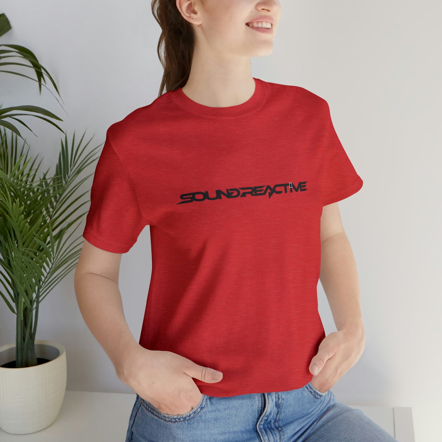 Sound Reactive Unisex Jersey Short Sleeve Tee