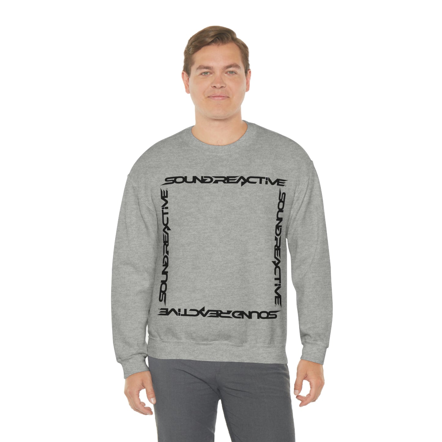 Sound Reactive Frame HUBOPTIC DJ Unisex Heavy Blend Crewneck Sweatshirt