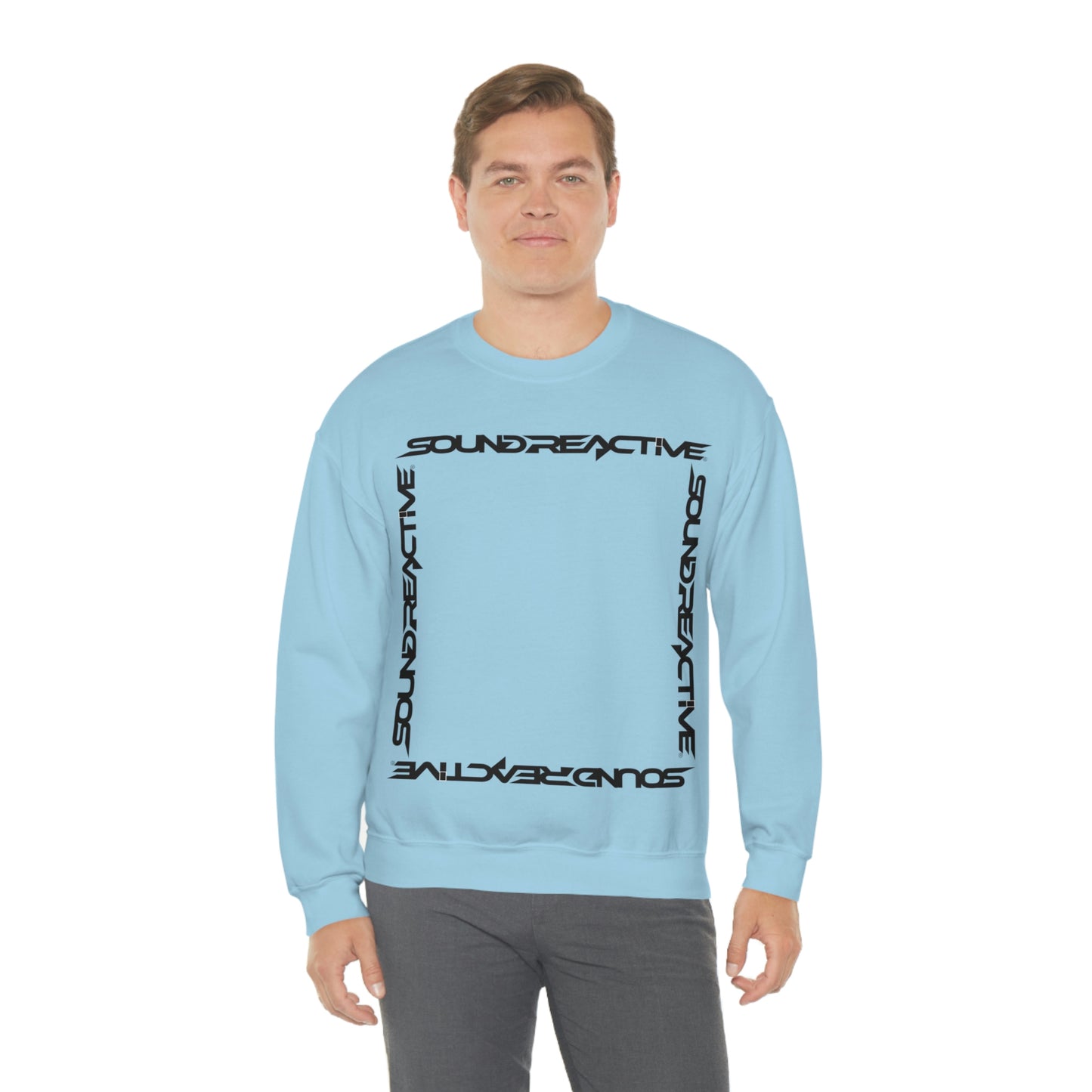 Sound Reactive Frame HUBOPTIC DJ Unisex Heavy Blend Crewneck Sweatshirt