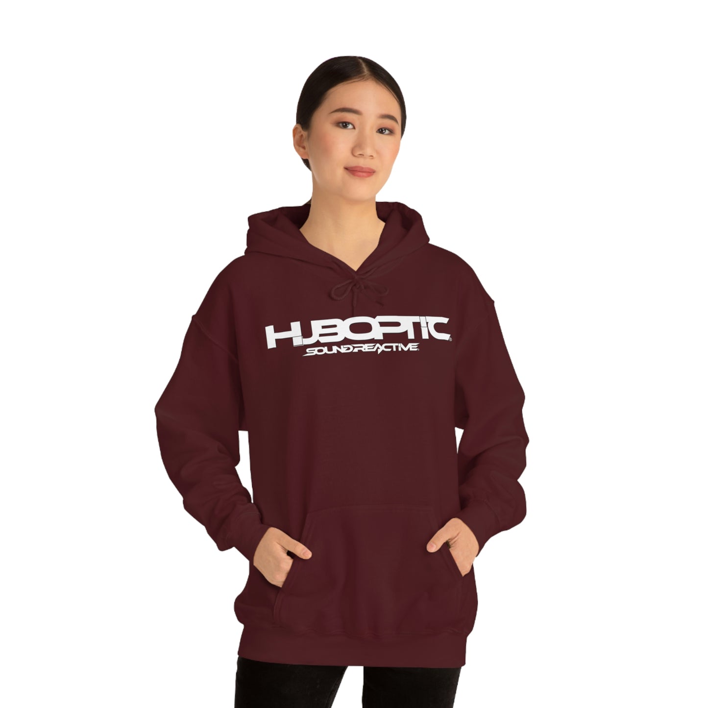 HUBOPTIC Sound Reactive DJ Unisex Heavy Blend Hooded Sweatshirt