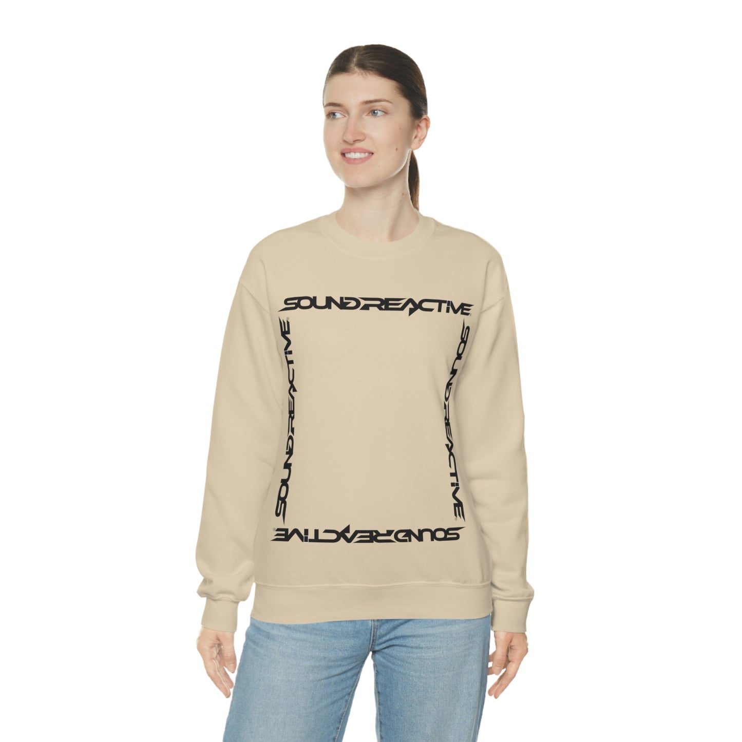 Sound Reactive Frame HUBOPTIC DJ Unisex Heavy Blend Crewneck Sweatshirt