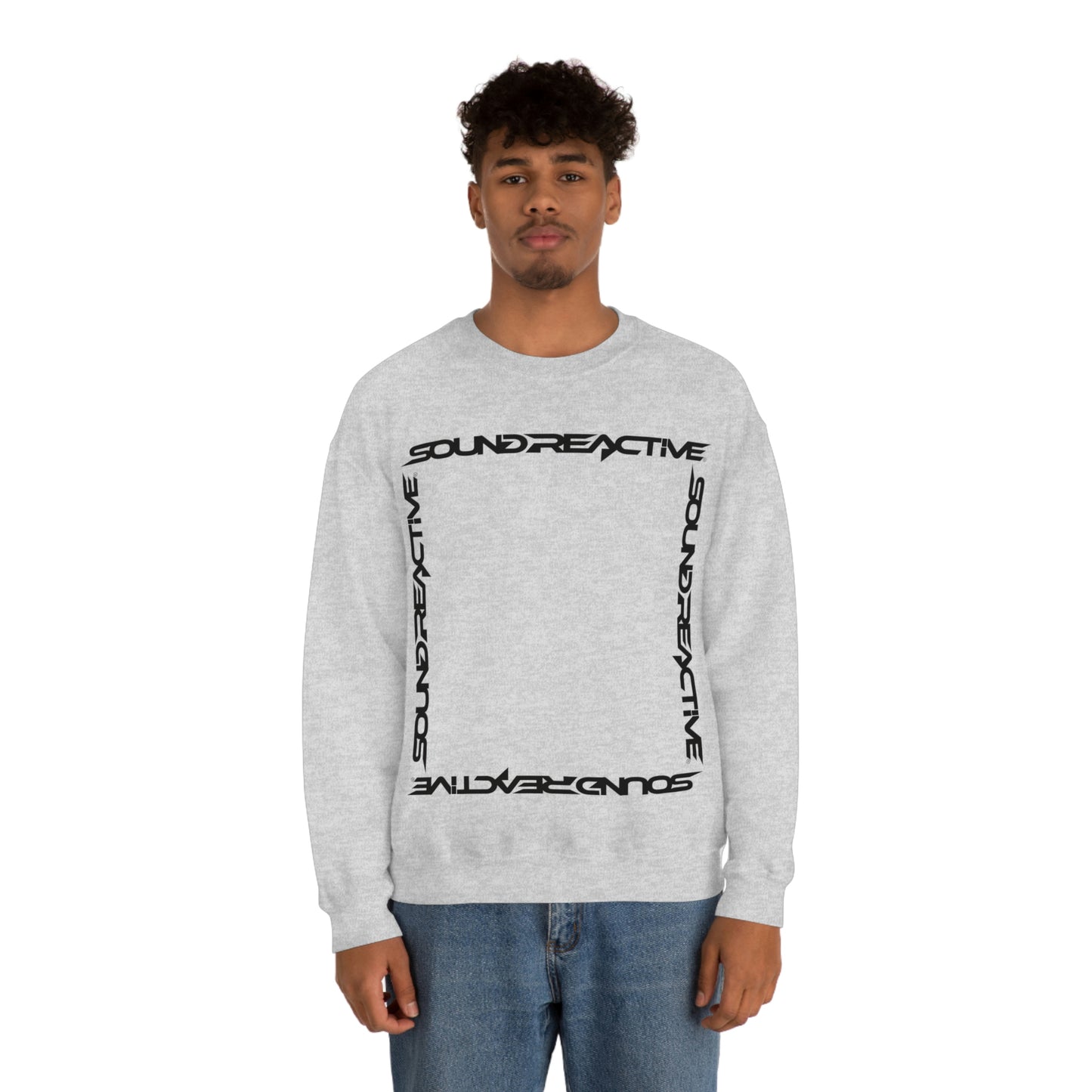 Sound Reactive Frame HUBOPTIC DJ Unisex Heavy Blend Crewneck Sweatshirt