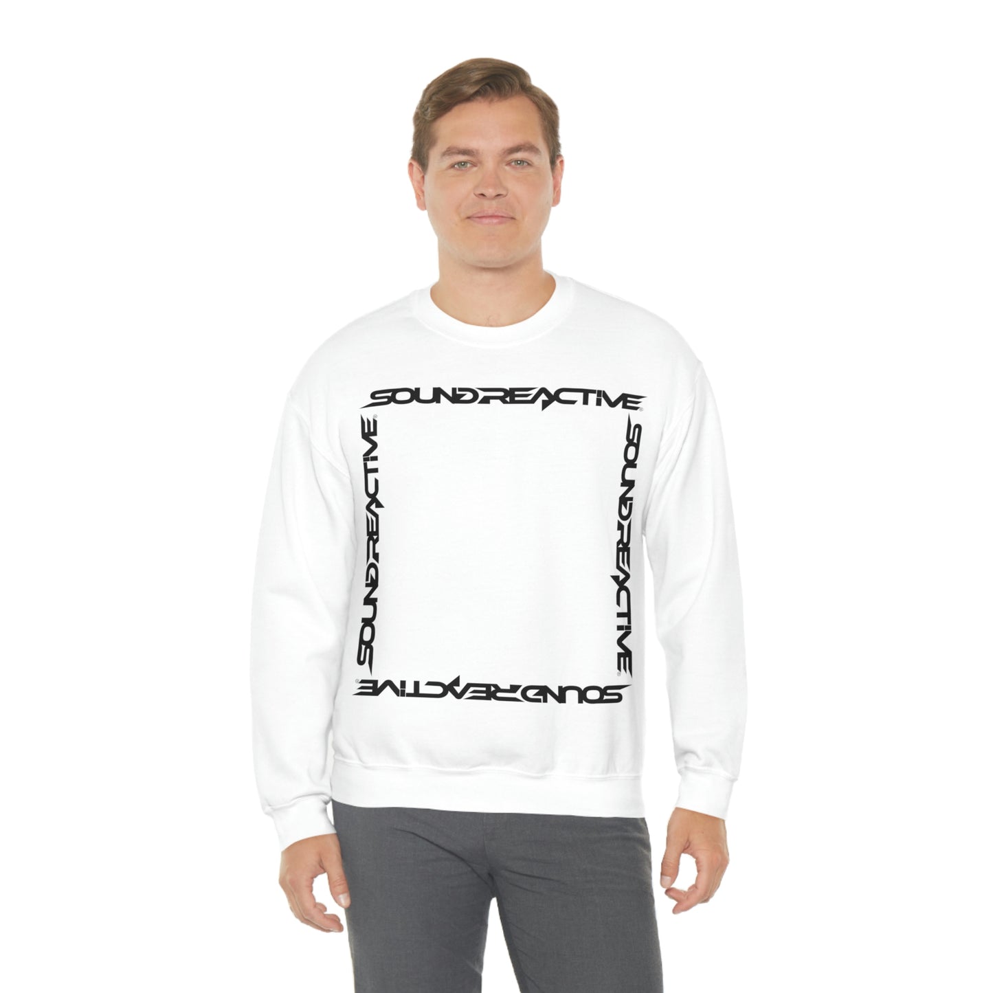 Sound Reactive Frame HUBOPTIC DJ Unisex Heavy Blend Crewneck Sweatshirt