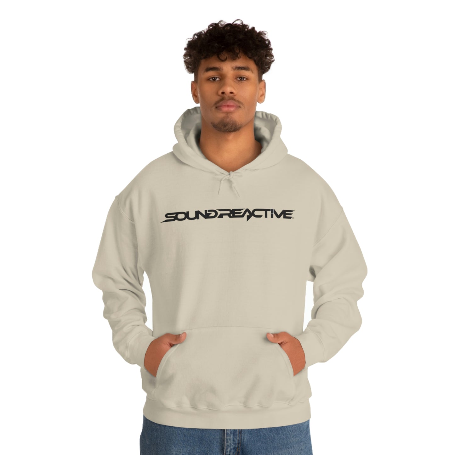 Sound Reactive HUBOPTIC DJ Unisex Heavy Blend Hooded Sweatshirt