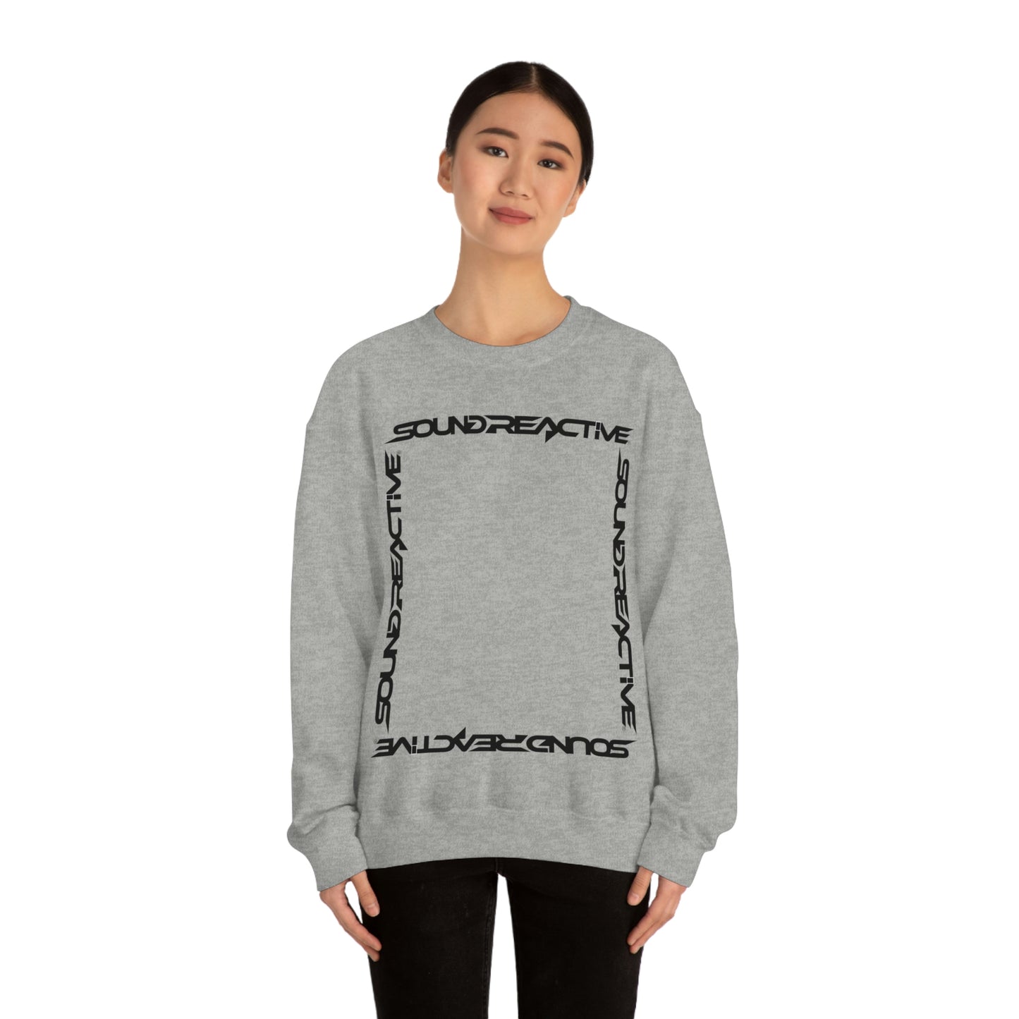 Sound Reactive Frame HUBOPTIC DJ Unisex Heavy Blend Crewneck Sweatshirt