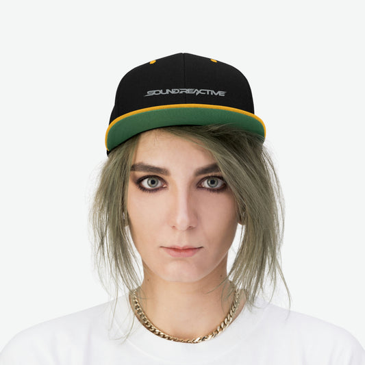 Sound Reactive DJ Unisex Flat Bill Hat