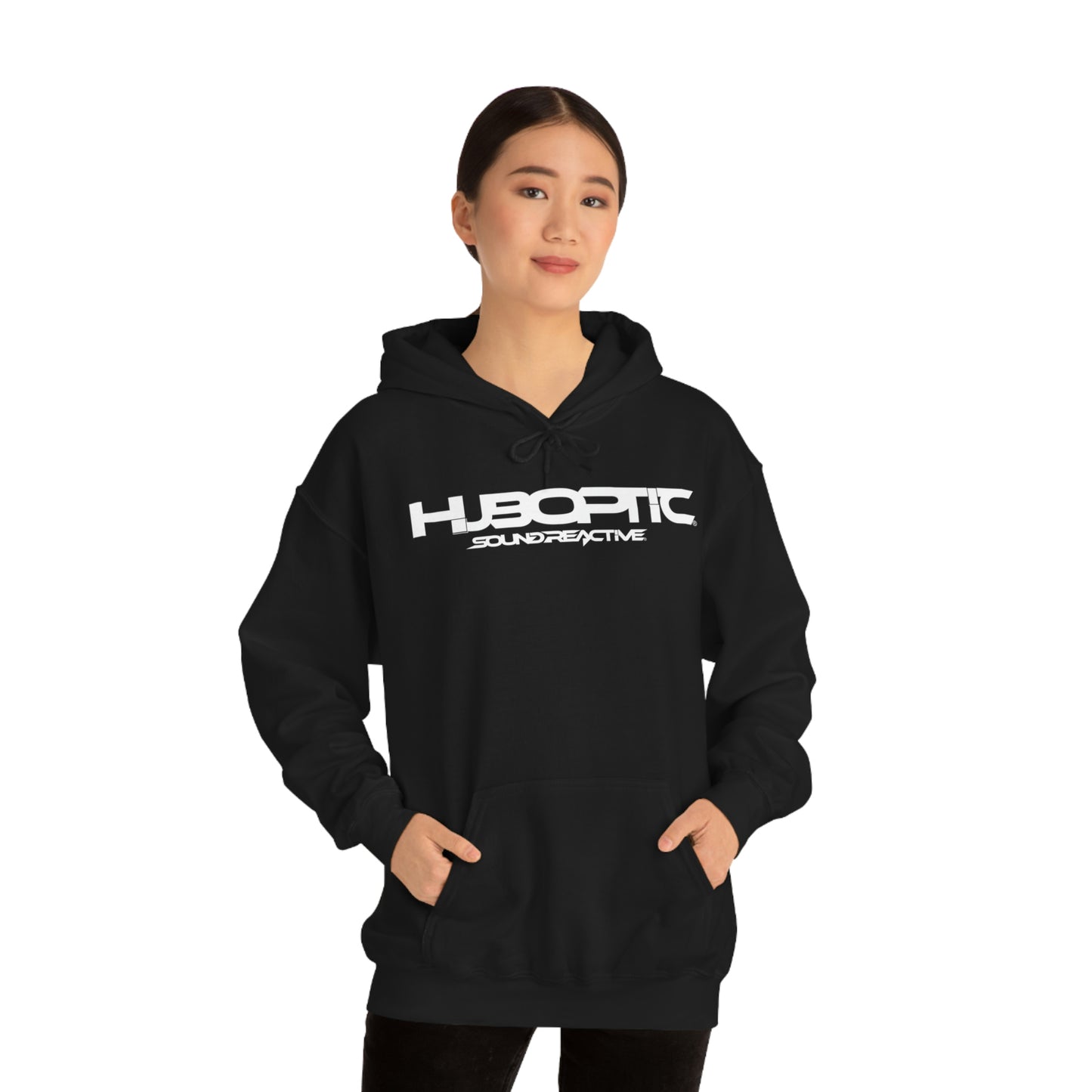 HUBOPTIC Sound Reactive DJ Unisex Heavy Blend Hooded Sweatshirt