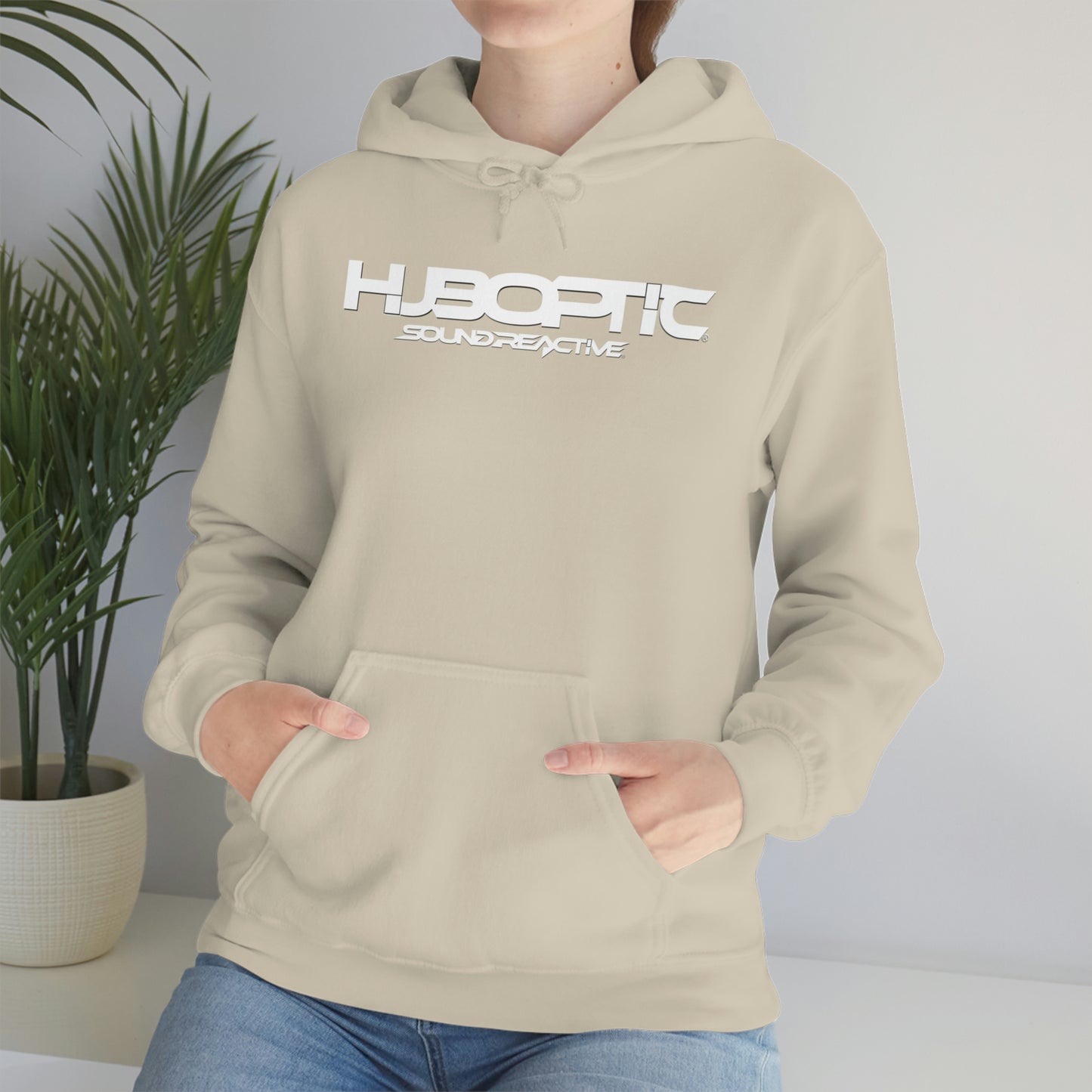 HUBOPTIC Sound Reactive DJ Unisex Heavy Blend Hooded Sweatshirt