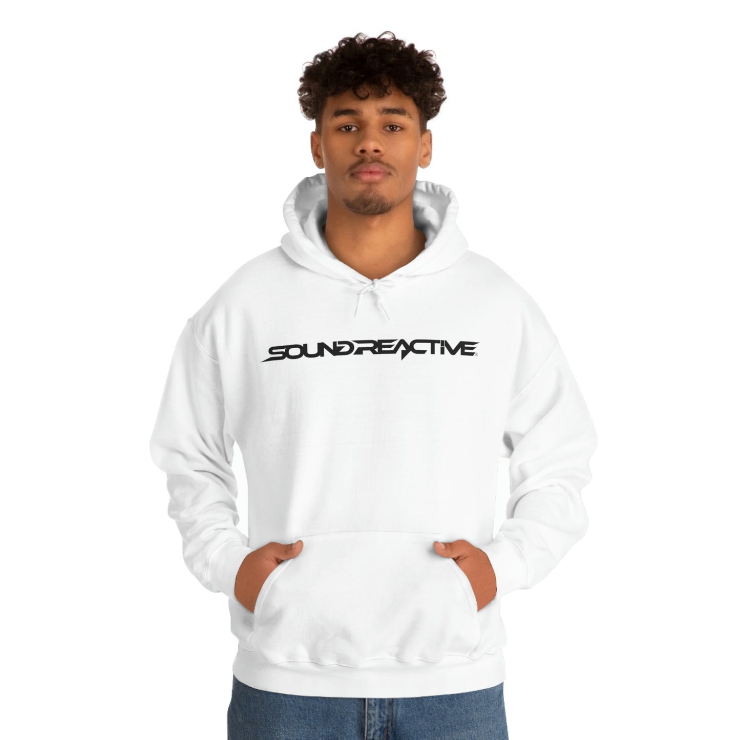 Sound Reactive HUBOPTIC DJ Unisex Heavy Blend Hooded Sweatshirt