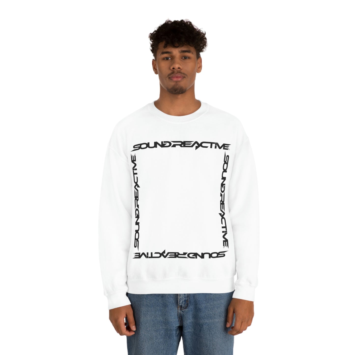 Sound Reactive Frame HUBOPTIC DJ Unisex Heavy Blend Crewneck Sweatshirt