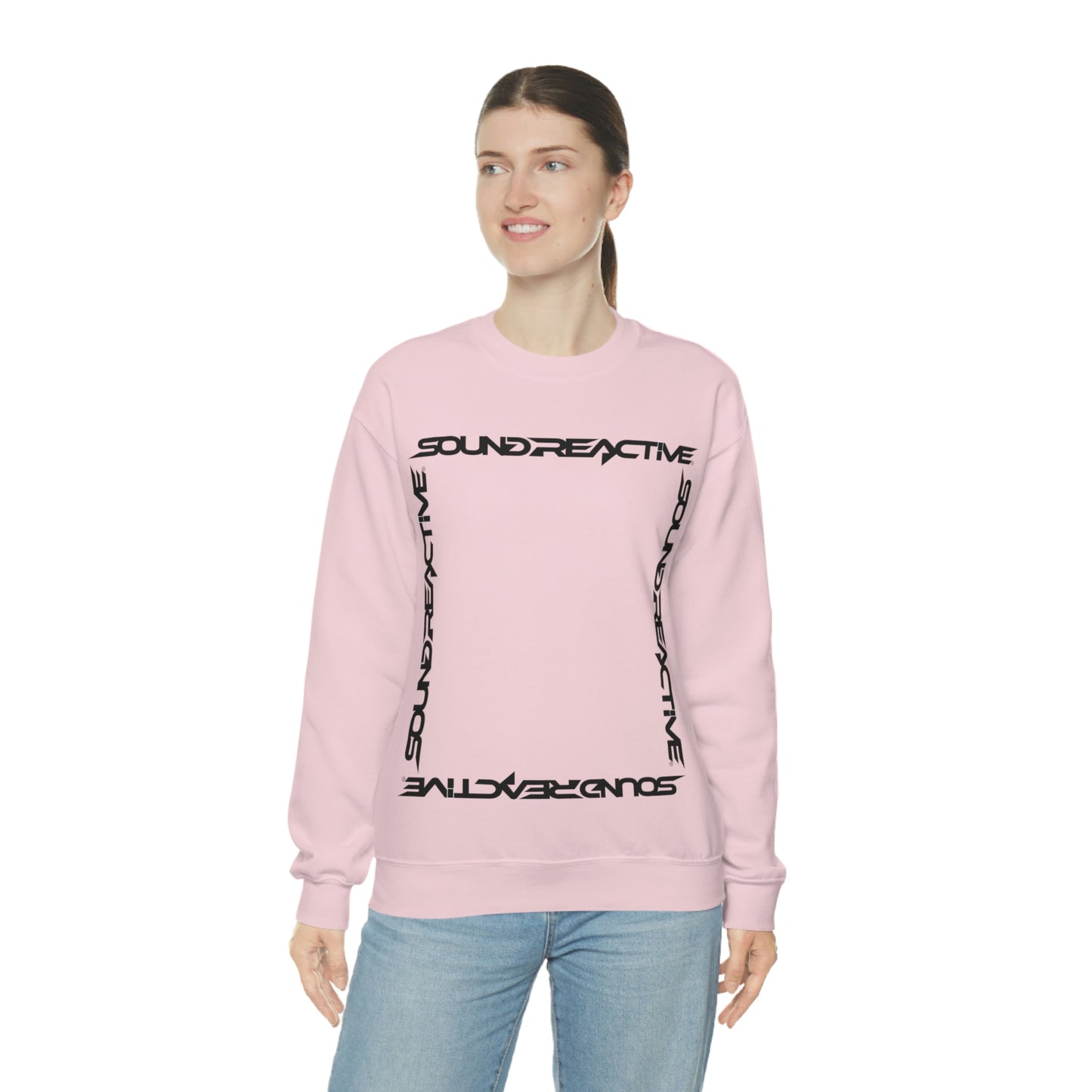 Sound Reactive Frame HUBOPTIC DJ Unisex Heavy Blend Crewneck Sweatshirt