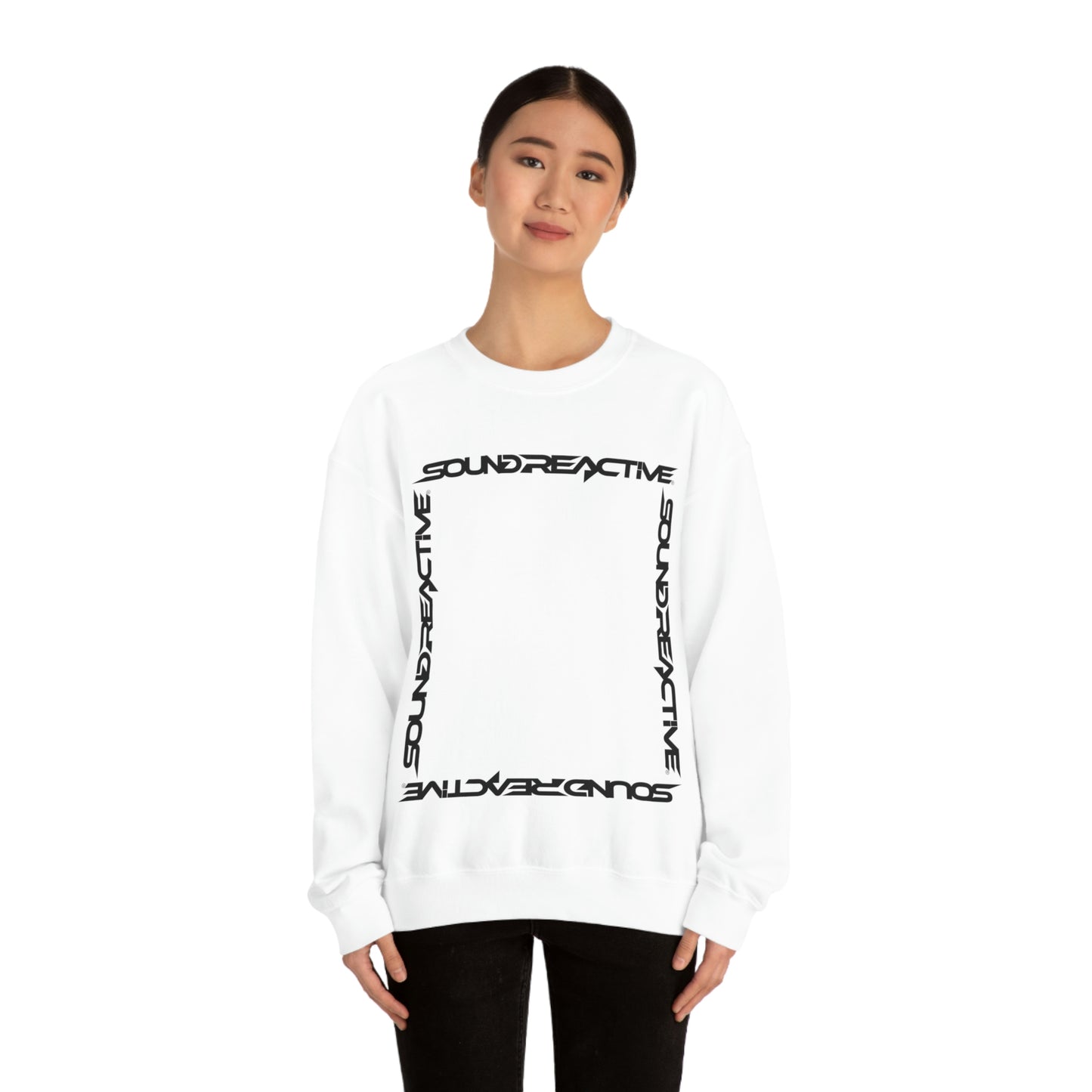 Sound Reactive Frame HUBOPTIC DJ Unisex Heavy Blend Crewneck Sweatshirt